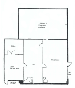 Floor plan for NRBP 302